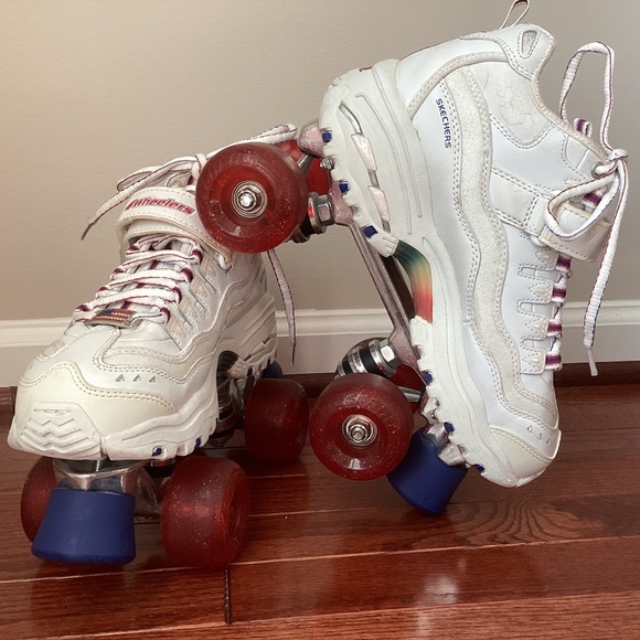 Skechers 4 Wheelers Sneaker Roller Skates - Size 7.5 - Picture 2 of 15